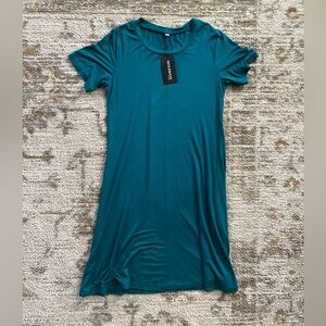 Molerani Round Neck Short Sleeve Mini Dress